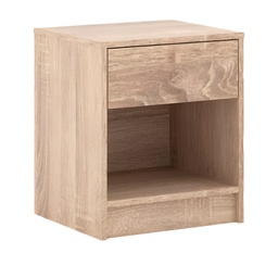 [230033428] Velador 1 cajón Boegel café claro