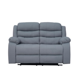 [230041521] Sofá reclinable 2 cuerpos Boston gris claro 