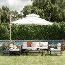 Juego living terraza Mykonos 3-1-1