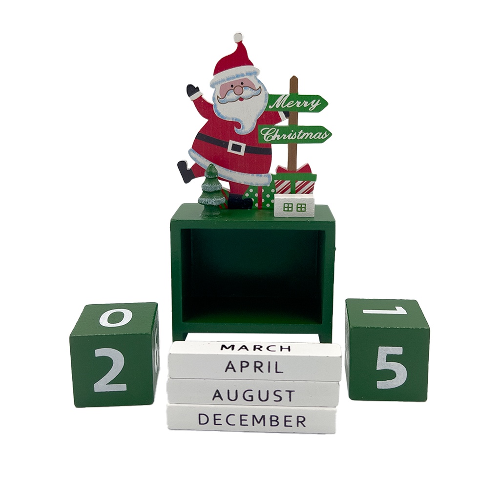 Mini calendario Santa 7,2x14cm