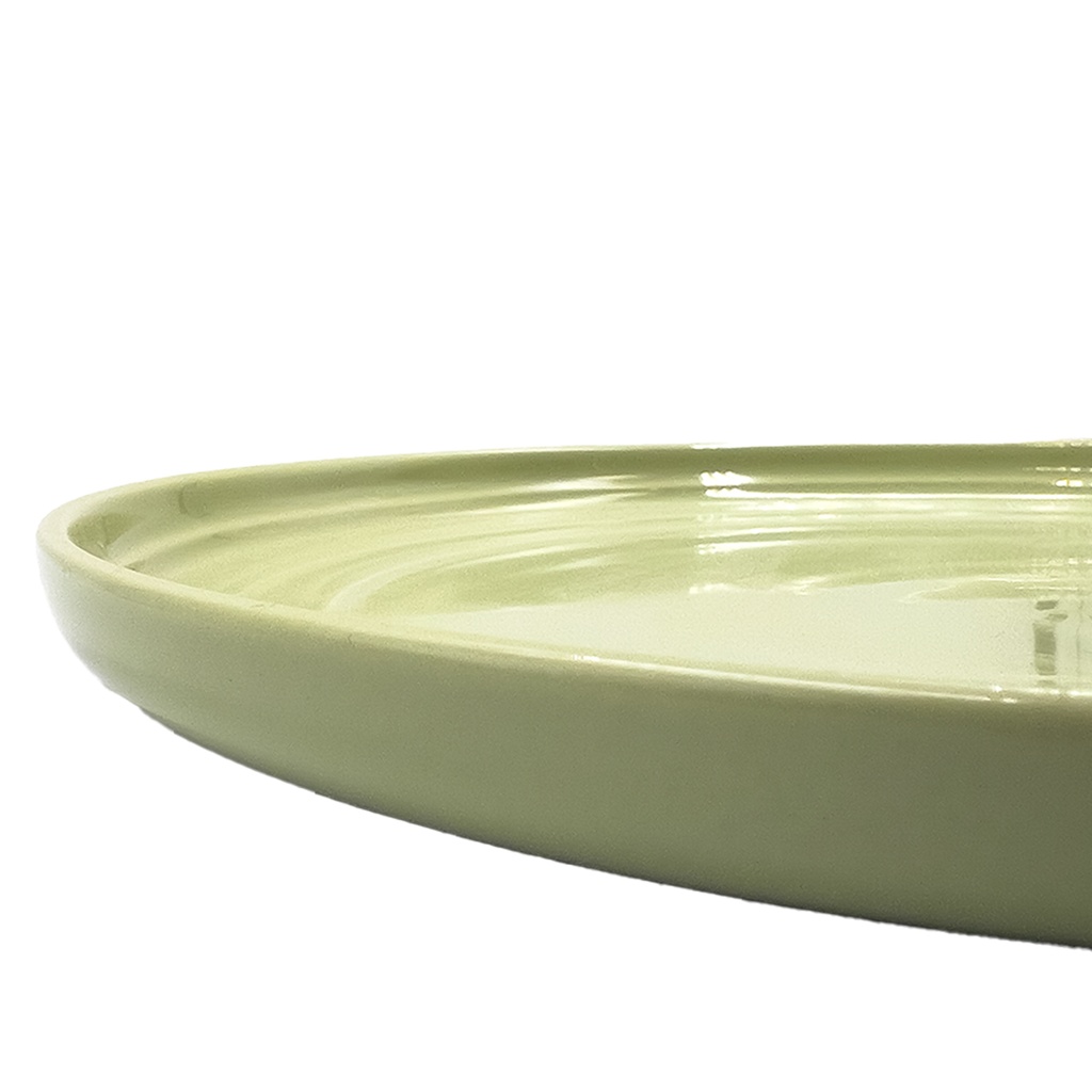 Plato fondo Comacchio verde 25cm