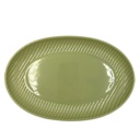 Plato ovalado Comacchio verde 30,5cm