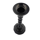Candelabro negro 25cm