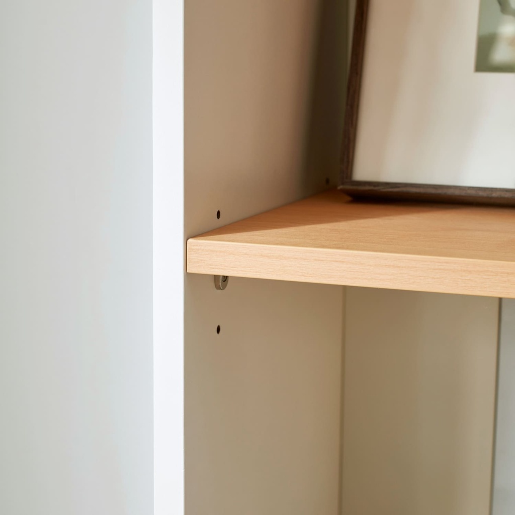 Librero Mosi blanco madera