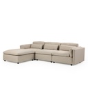 Sofá seccional Nino beige