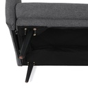 Sofá cama Tino gris oscuro