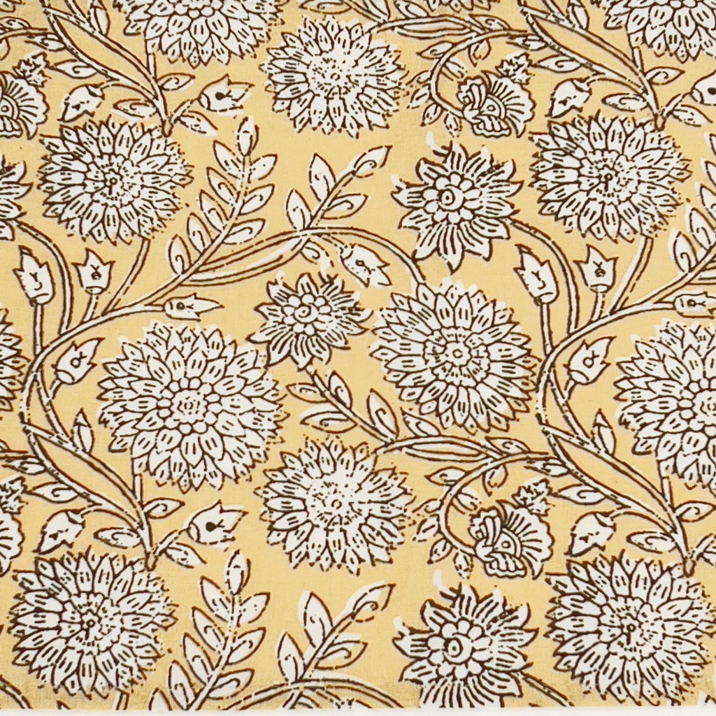 Individual flower print crudo 33x45cm