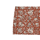 Individual flower print rojo 33x45cm