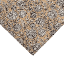 Mantel flower print crudo 150x250cm