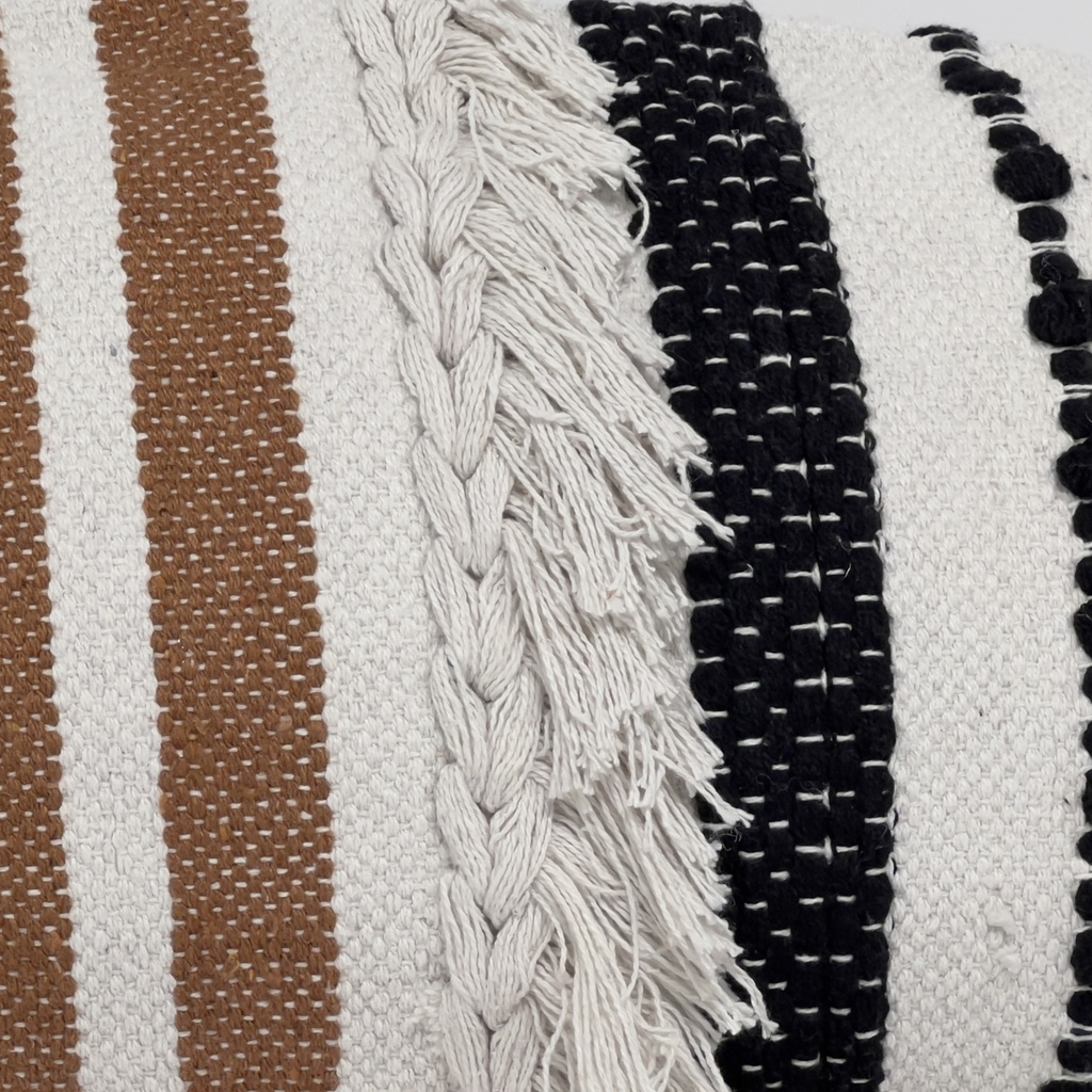Cojín Boho flecos 30x70cm