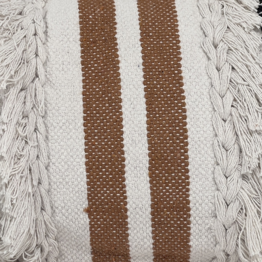 Cojín Boho flecos 30x70cm