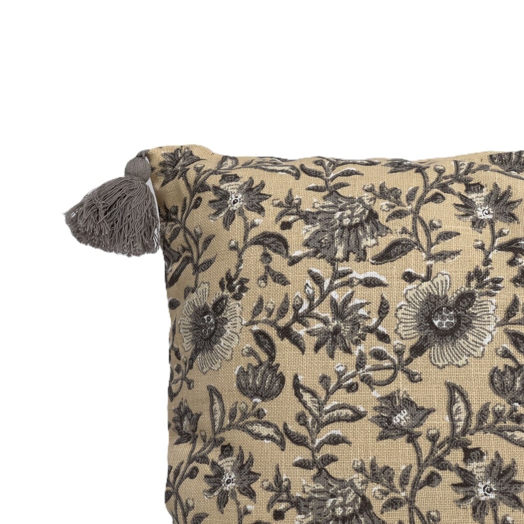 Cojín print crema 45x45cm