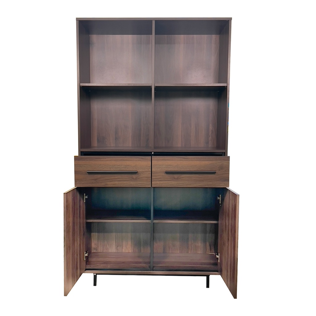 Estante Lang 2 cajones 2 puertas 