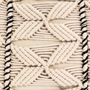 Cojín macrame crudo 30x50cm
