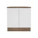 Base cocina Stella blanco 2 puertas 80cm