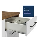 Base cocina Agata blanco 3 cajones 60cm