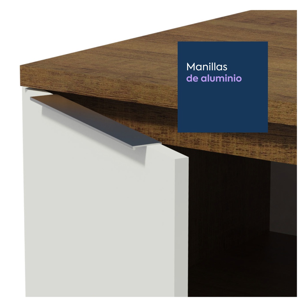 Base cocina Stella blanco 2 puertas 120cm