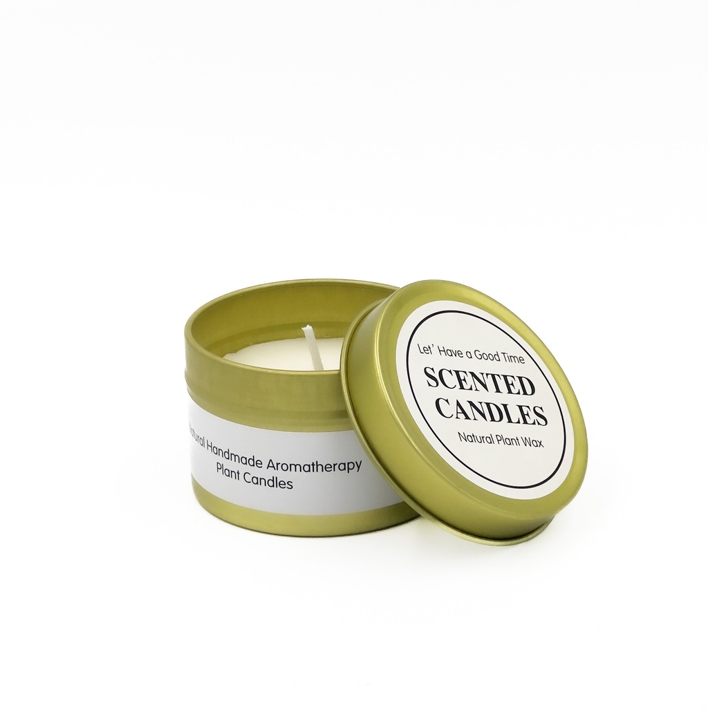 Vela metal dorado 6x4cm