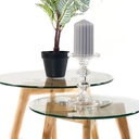 Mesas de centro bambú set de 2 