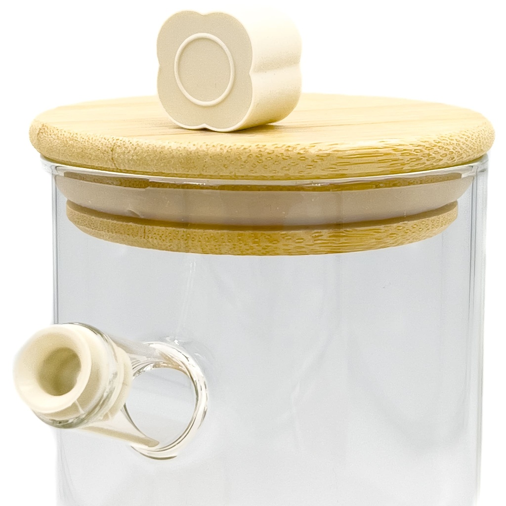 Alcuza borosilicato 3 piezas