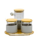 Alcuza borosilicato 3 piezas