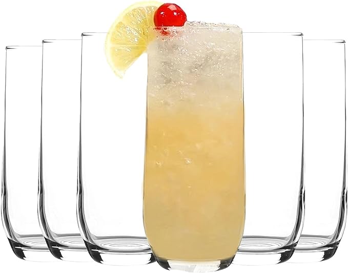 Vaso largo 415ml set de 6