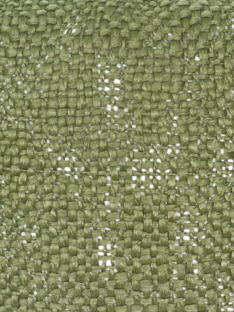 Cojín verde con borlas 40x40cm