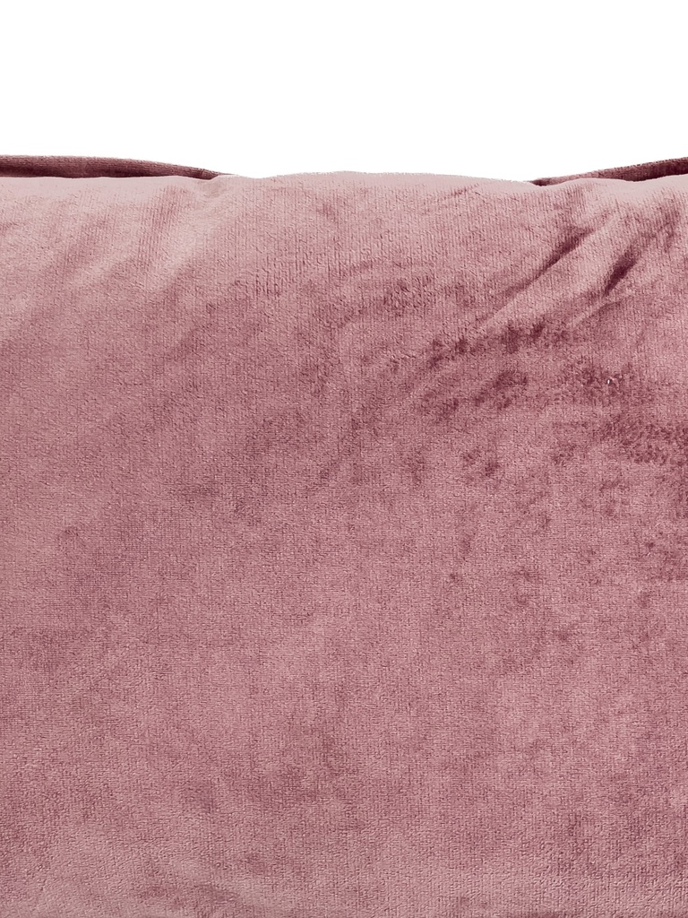 Cojín velvet gris 30x50cm