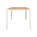 Juego comedor terraza 6 sillas Erie champagne