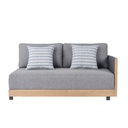 Juego living terraza seccional Ámbar 4 pzas