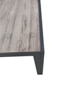 Mesa terraza Lazio cerámica gris 185cm