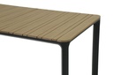 Juego comedor terraza 6 sillas Ely negro