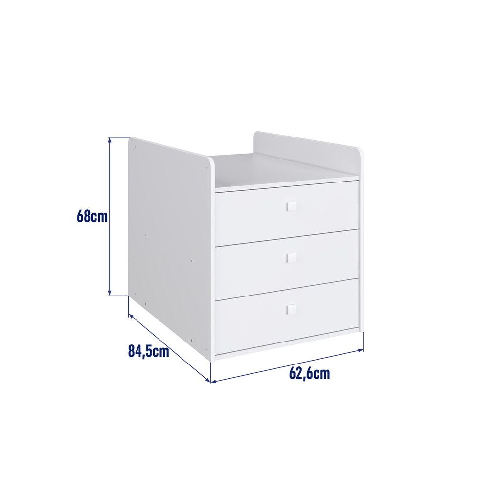 Cama cuna multifuncional c/colchón cuna + colchón 1 plaza