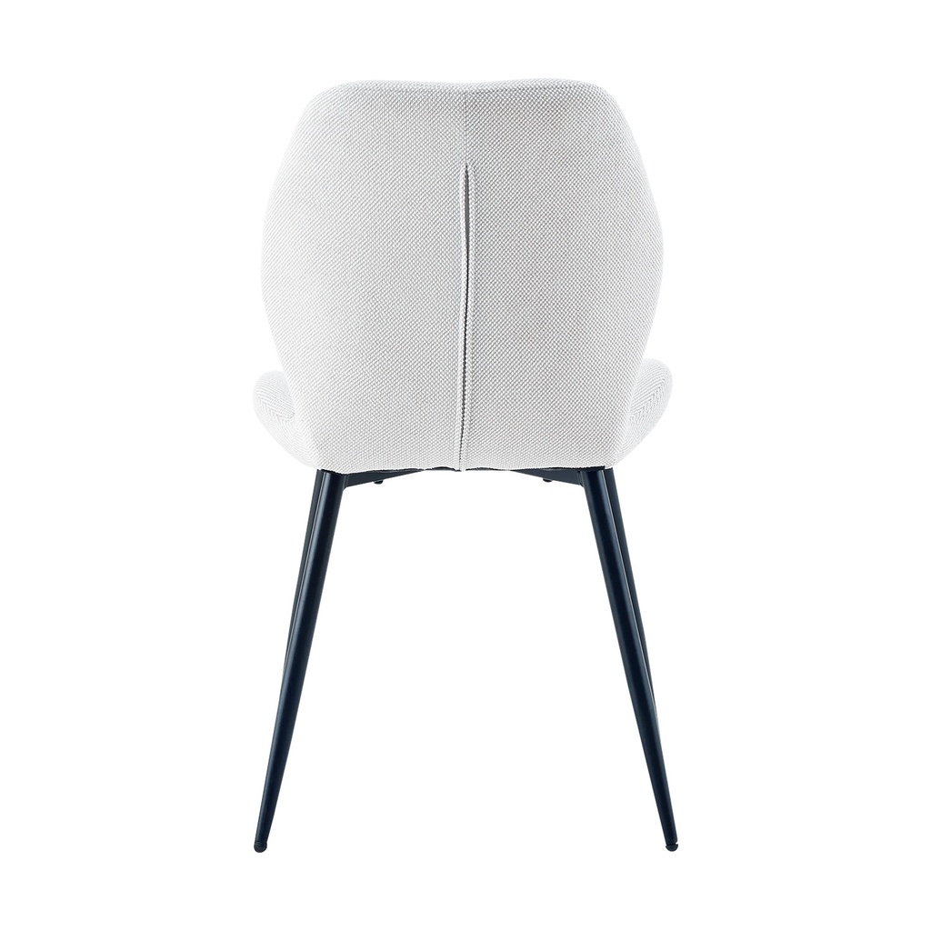 Juego comedor Khissa B  4 sillas Aziza gris claro