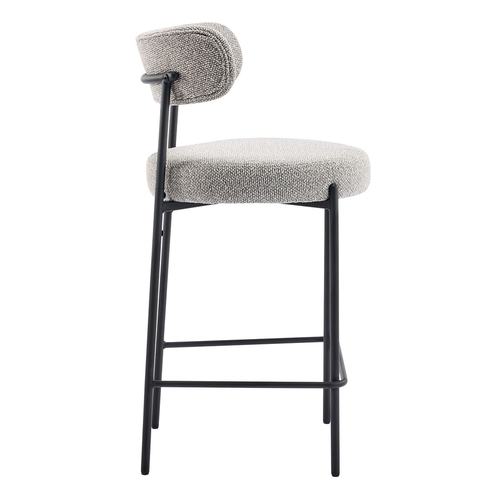 Silla bar Dominga gris set de 2