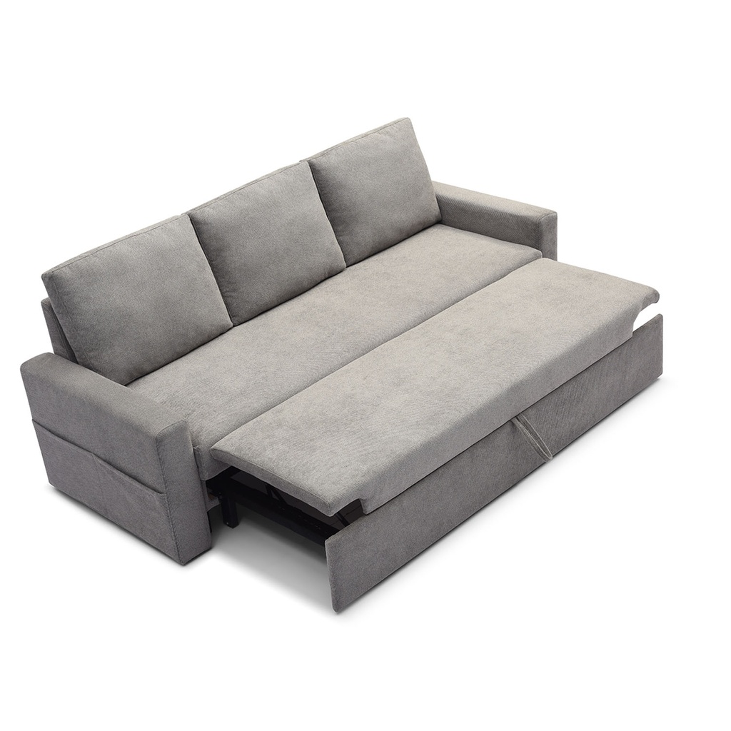 Sofá cama 3 cuerpos Amberes gris claro