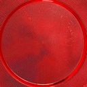 Plato melamina rojo 33cm