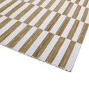 Alfombra 180x270cm Rila blanco/beige