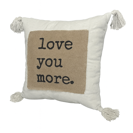 Cojín 43x43cm love you