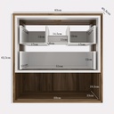 Vanitorio Gael + Lavamanos + Espejo Alfa