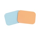 Plato infantil silicona con individual 31x22 cm