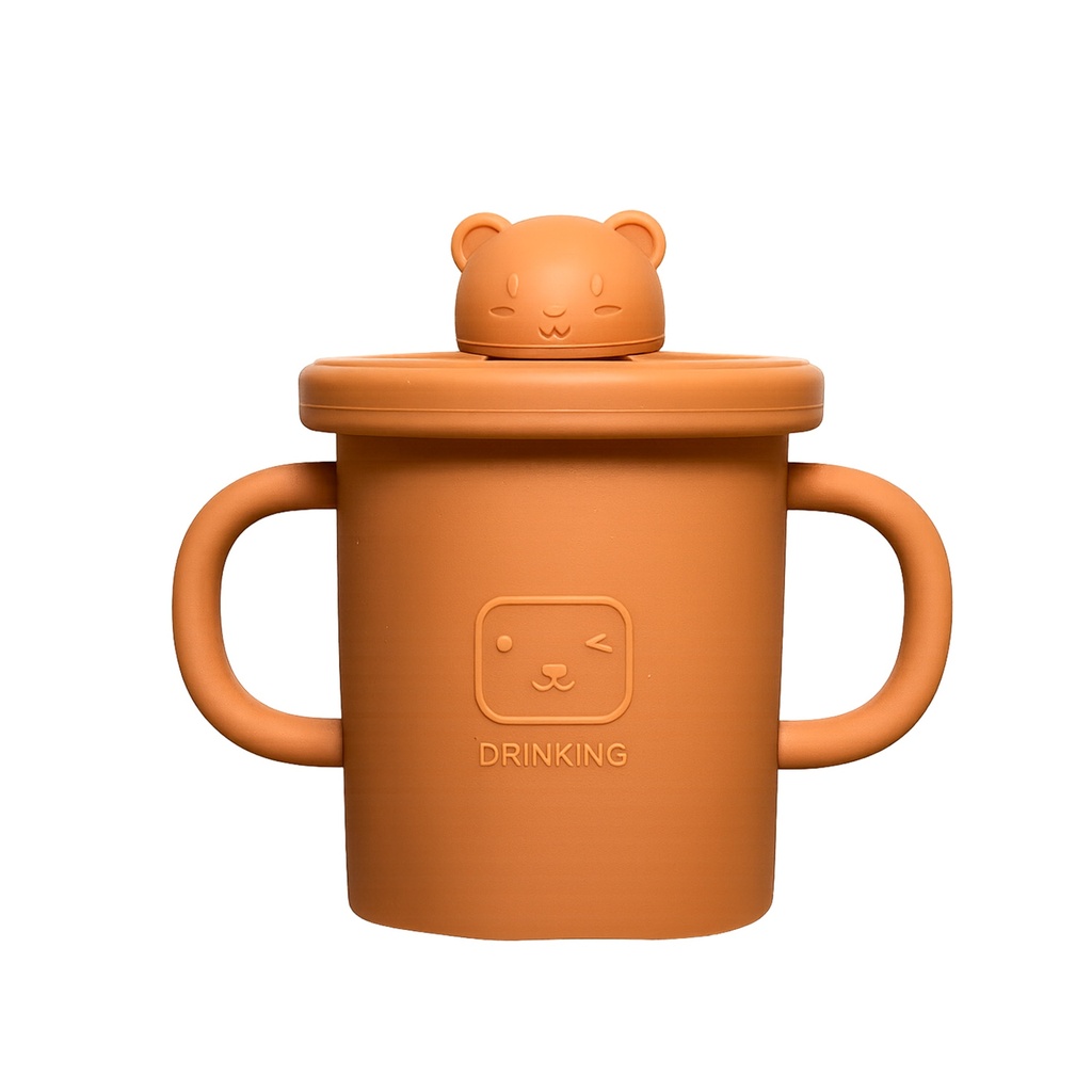 Vaso infantil silicona animales 500 ml