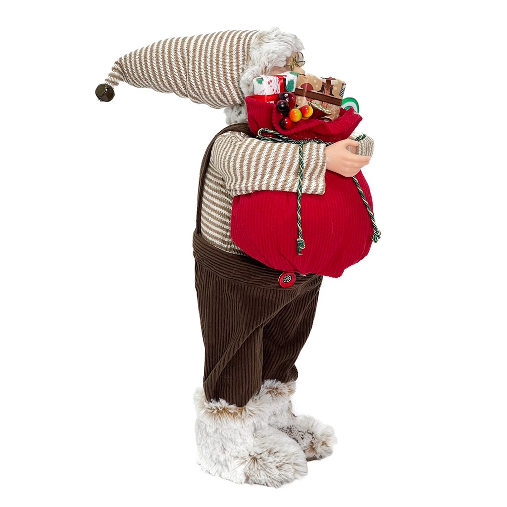 Viejo pascuero 90cm bolsa