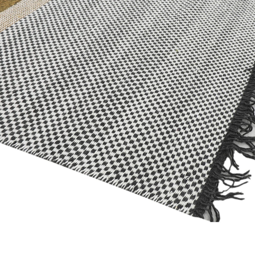 Alfombra 180x270cm Ogato ocre/antracita