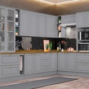 Base esquinero Americana gris 84cm