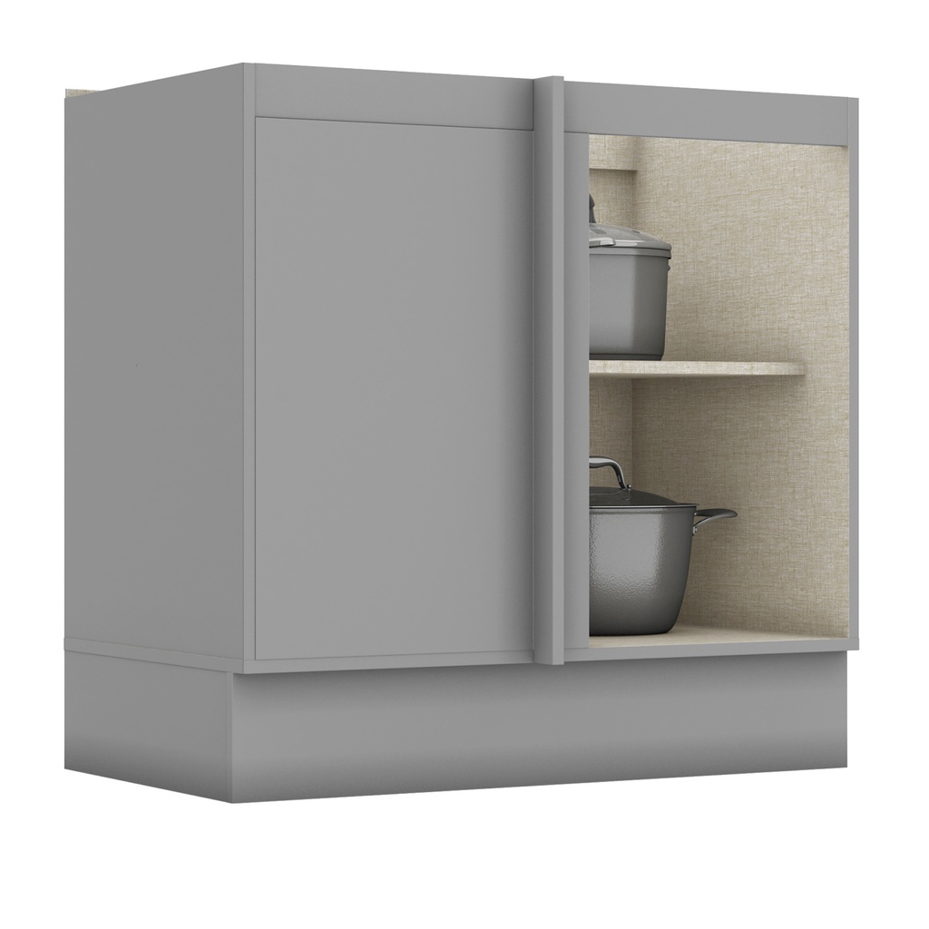 Base esquinero Americana gris 84cm