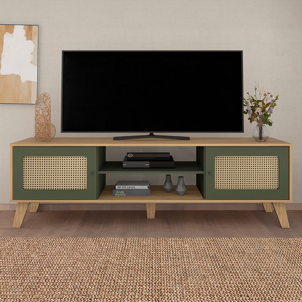 Rack Charlotte - Roble/Menta