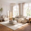 Sofá 3 cuerpos Larisa blanco