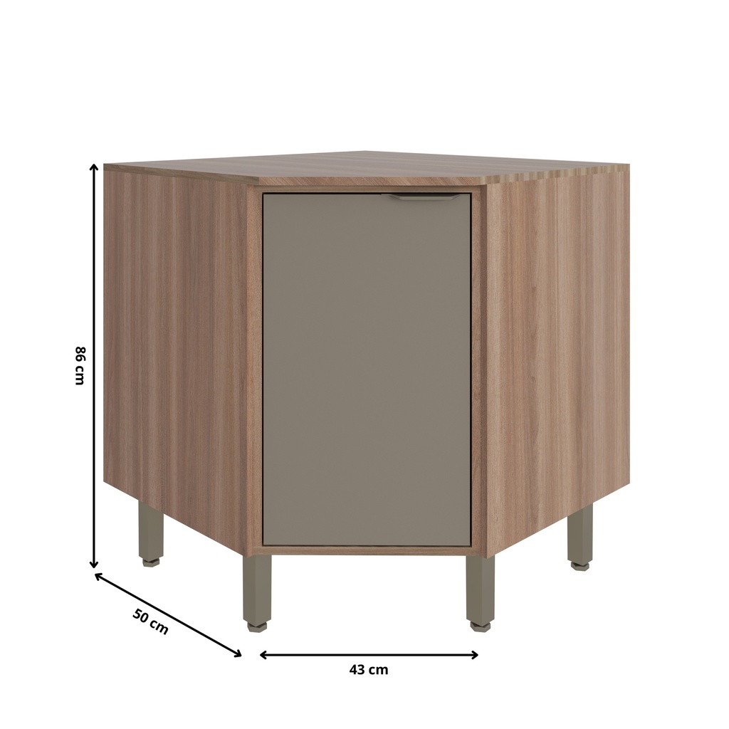 Base Cocina Esquina Louise 1 Puerta 80cm