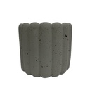 Macetero cerámica Nagoya gris 13.5cm